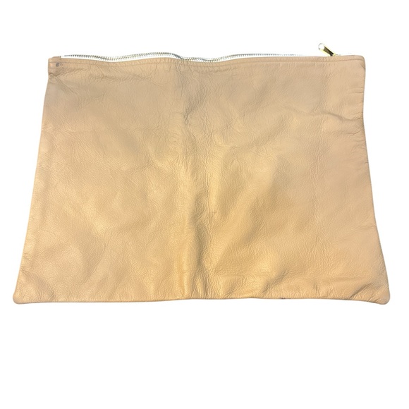 American Apparel Leather Pouch Clutch Large Made in USA - Picture 2 of 11